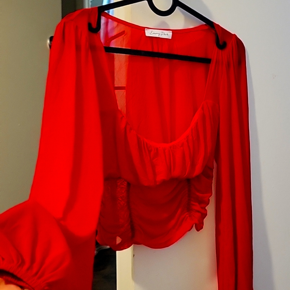 Long sleeve blouse